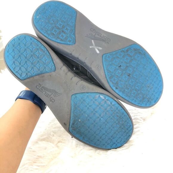 DANSKO BRANDI SUEDE LACE UP LOW CUT‎ SNEAKERS SZ 38 - Picture 5 of 8